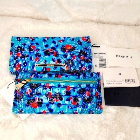 NWT BRAHMIN 2 PCS SET DESIGNER COLLECTABLE SATCHEL / SHOULDER BAG WALLET - Picture 4 of 14